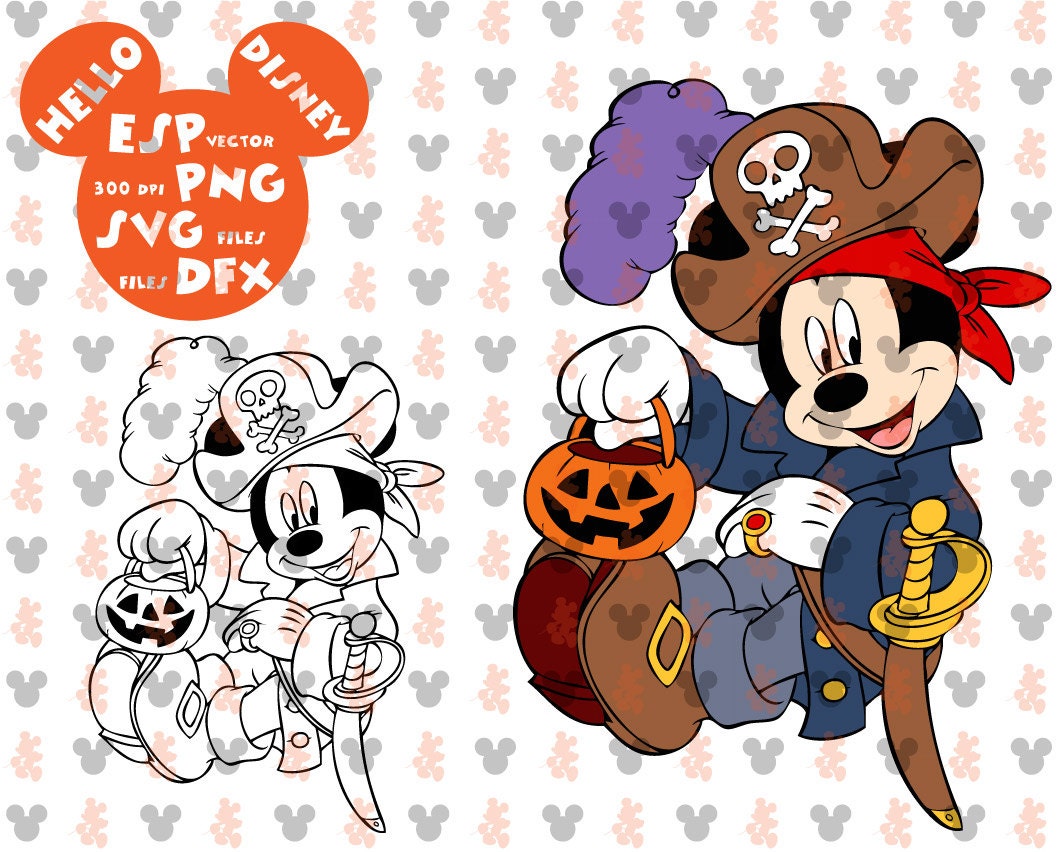 Detail Mickey Pirate Clipart Nomer 46
