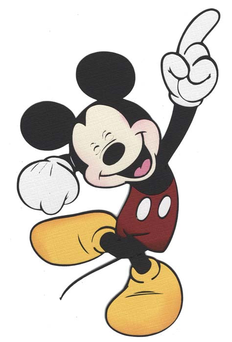 Detail Mickey Pointing Nomer 2