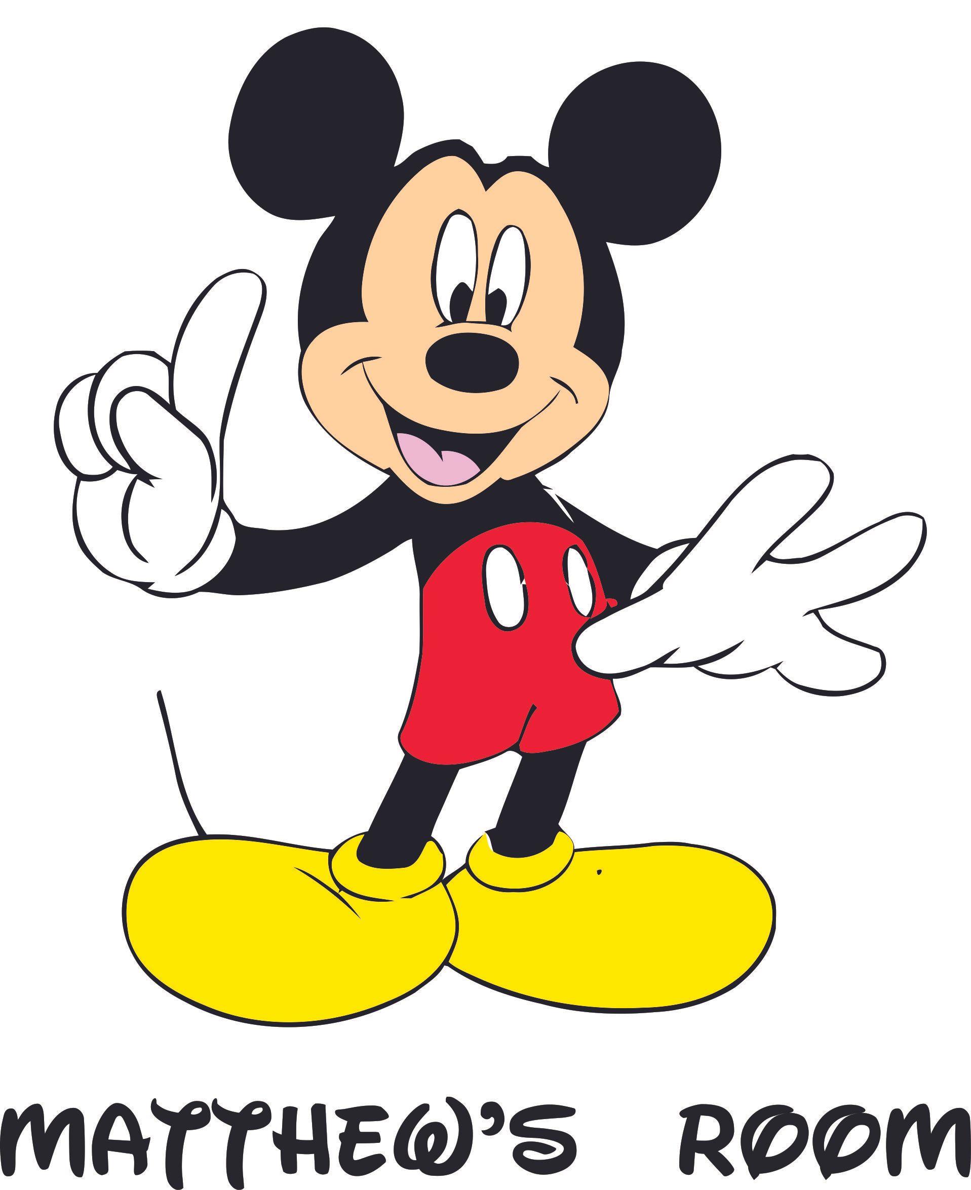 Detail Mickey Pointing Nomer 13