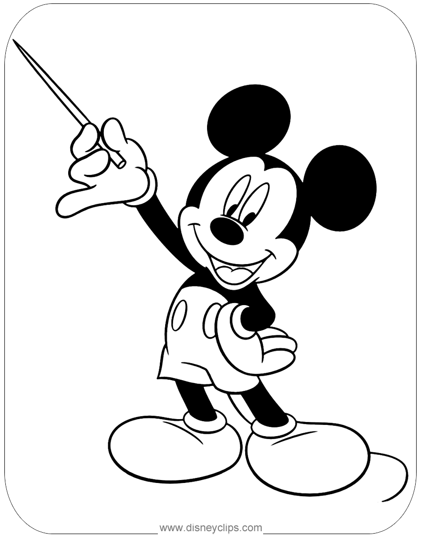 Detail Mickey Pointing Nomer 17