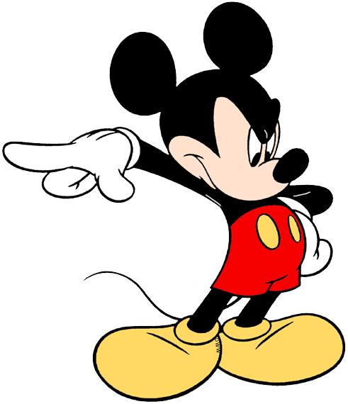 Detail Mickey Pointing Nomer 4