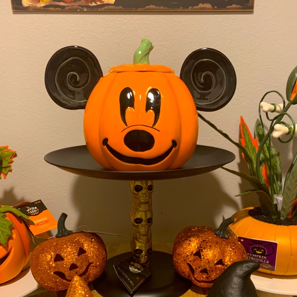Detail Mickey Pumpkin Cookie Jar Nomer 21