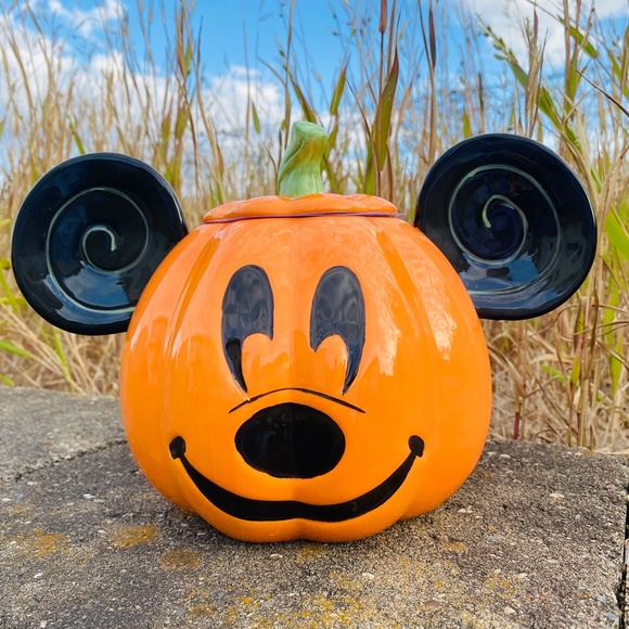 Detail Mickey Pumpkin Cookie Jar Nomer 5