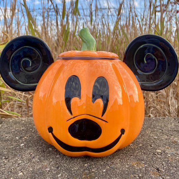 Detail Mickey Pumpkin Jar Nomer 2