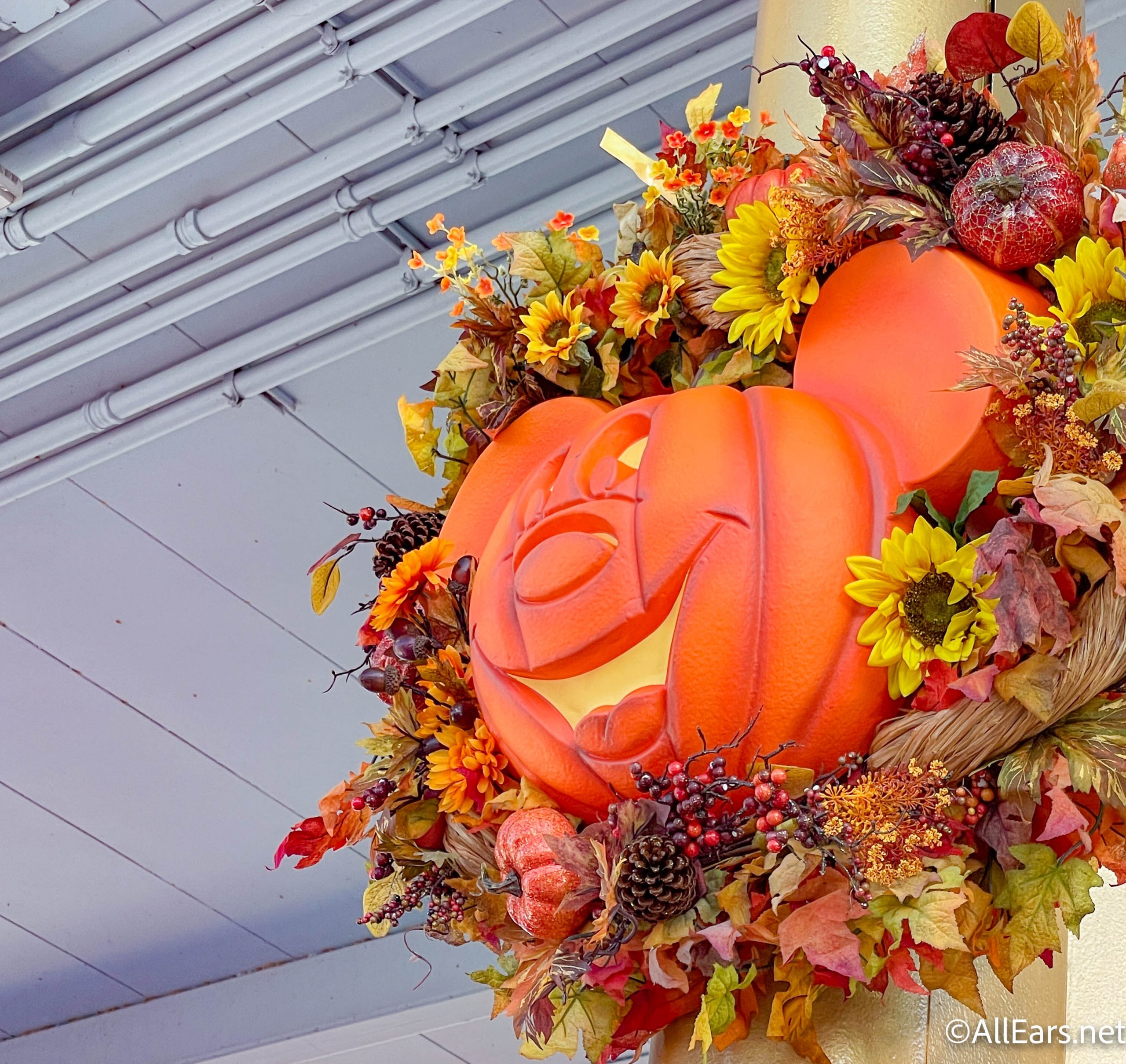 Detail Mickey Pumpkin Wreath Nomer 24