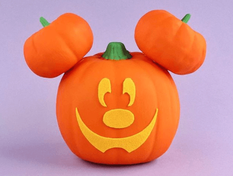 Detail Mickey Pumpkin Wreath Nomer 48