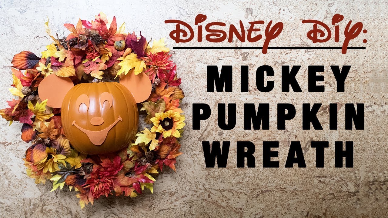 Detail Mickey Pumpkin Wreath Nomer 49