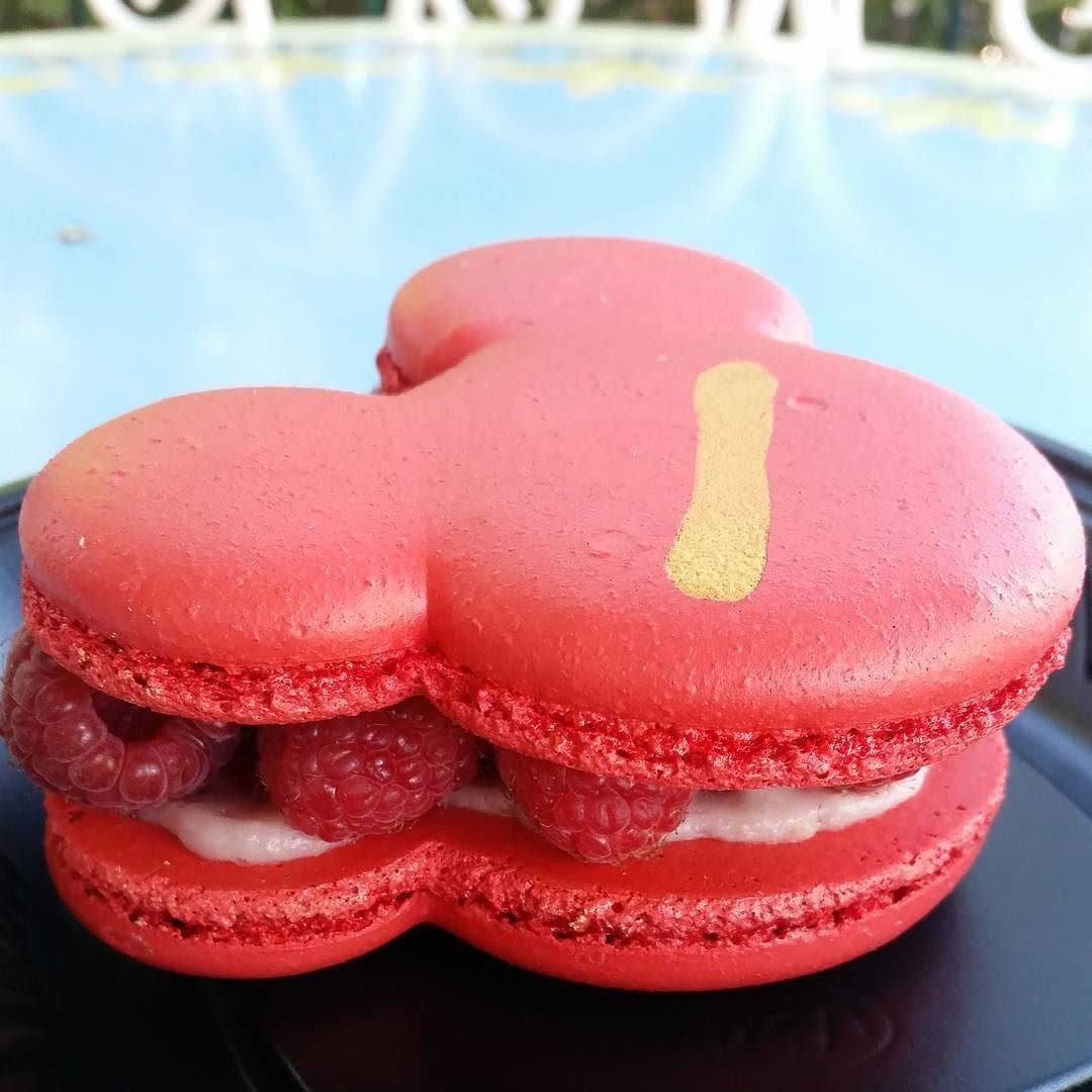 Detail Mickey Raspberry Macaron Nomer 14