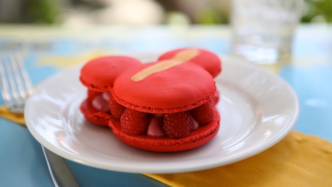 Mickey Raspberry Macaron - KibrisPDR