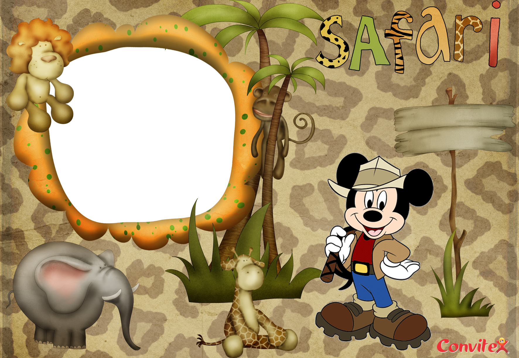 Detail Mickey Safari Clipart Nomer 28