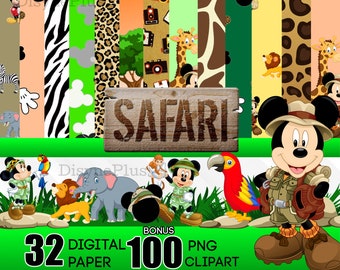 Detail Mickey Safari Clipart Nomer 36