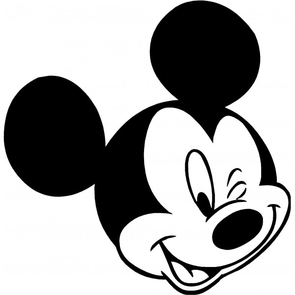 Detail Mickey Silhouette Clipart Nomer 11