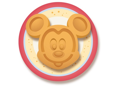 Detail Mickey Waffle Clipart Nomer 3