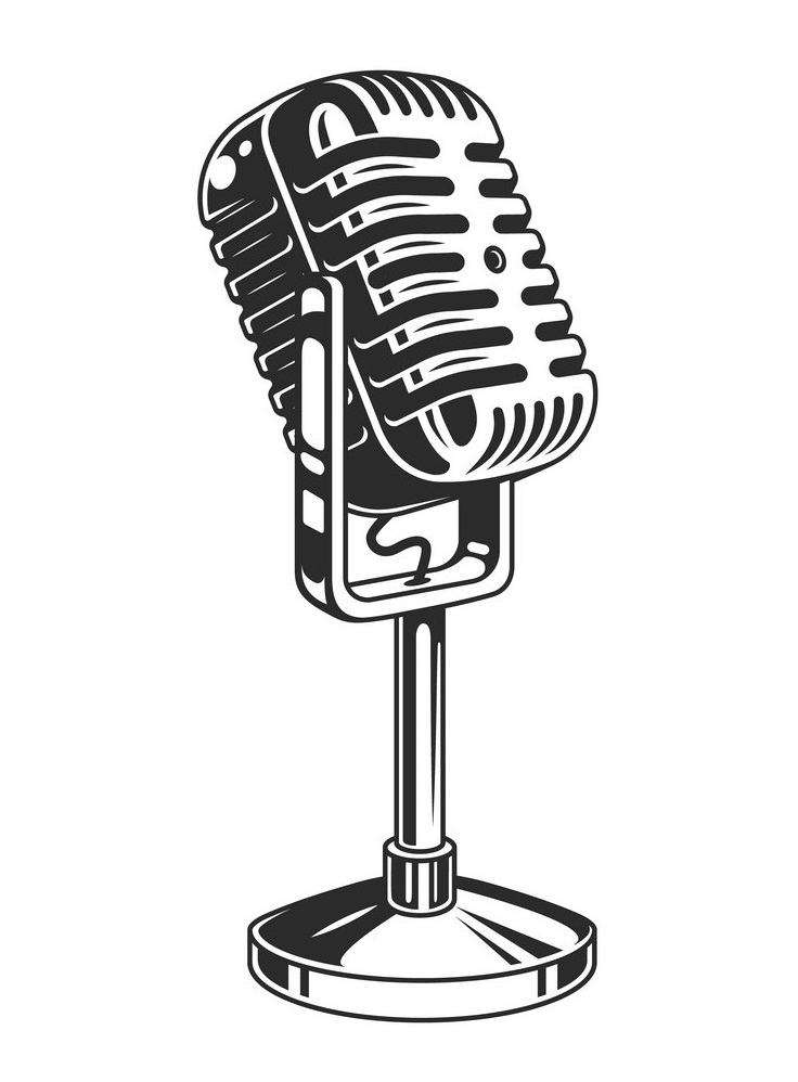 Detail Microphone Clipart Nomer 2