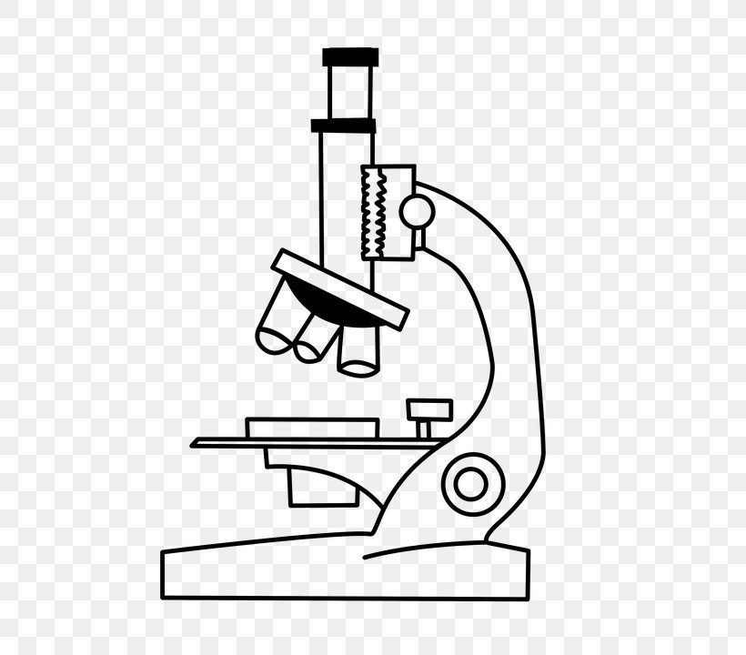 Detail Microscope Clipart Black And White Nomer 10