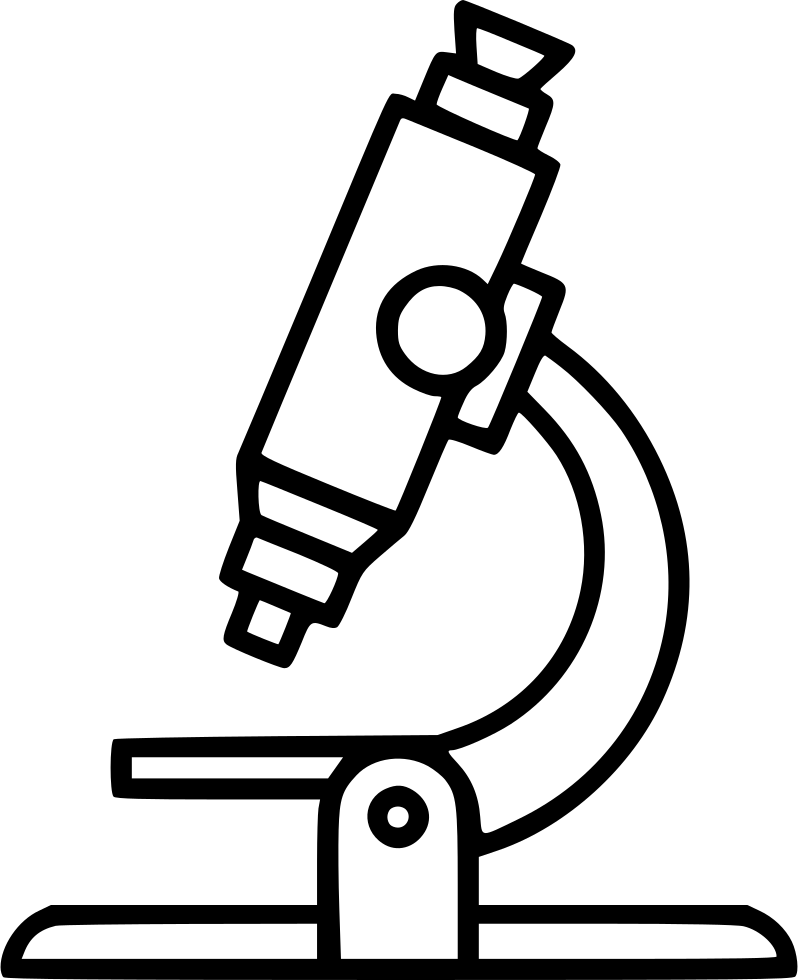 Detail Microscope Clipart Black And White Nomer 15