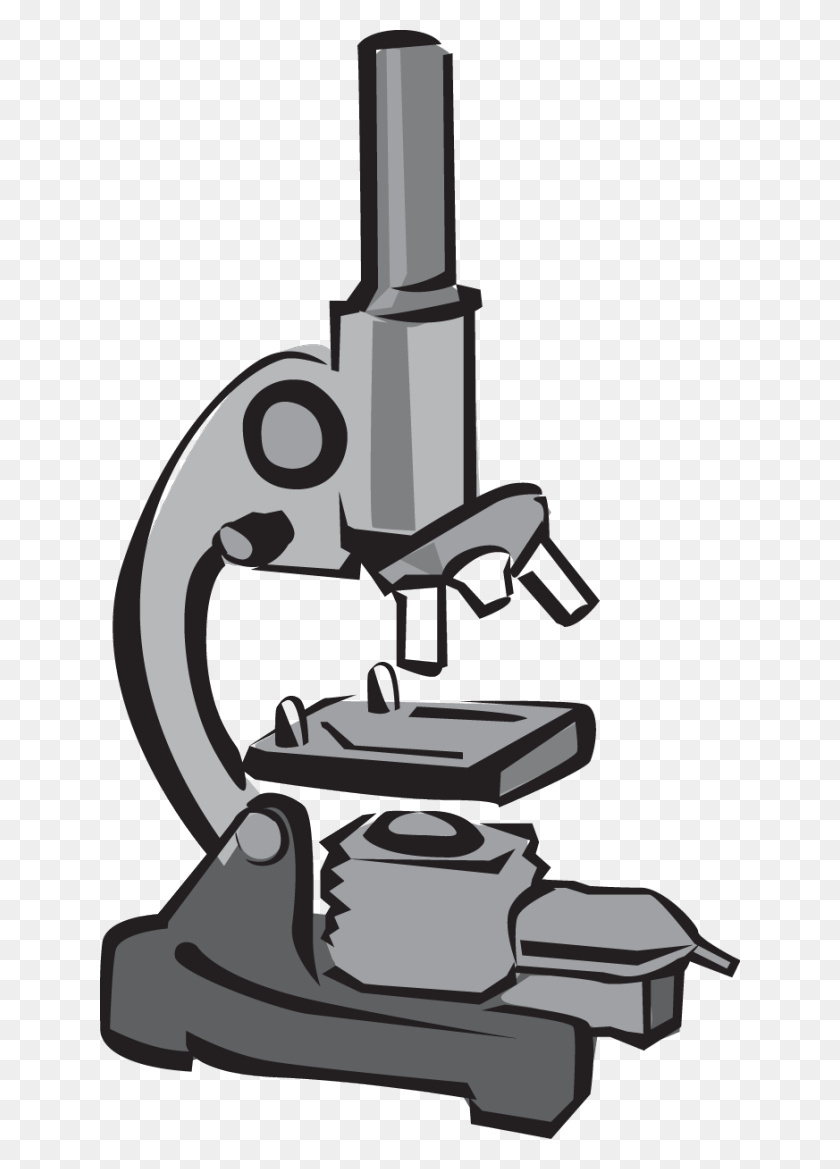 Detail Microscope Clipart Black And White Nomer 16