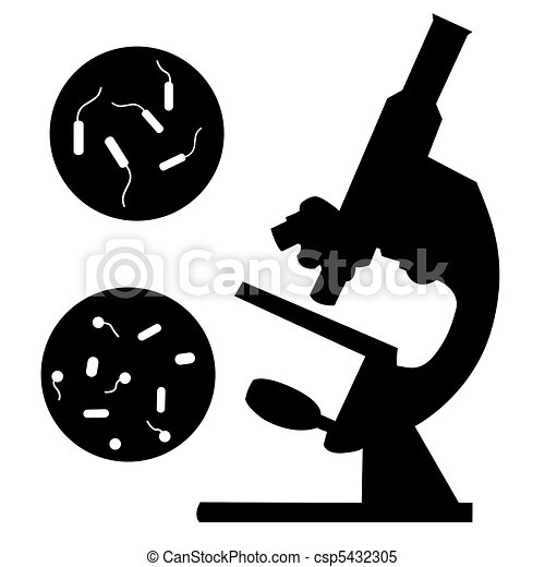Detail Microscope Clipart Black And White Nomer 24