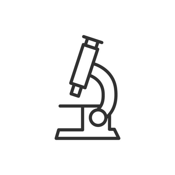 Detail Microscope Clipart Black And White Nomer 36