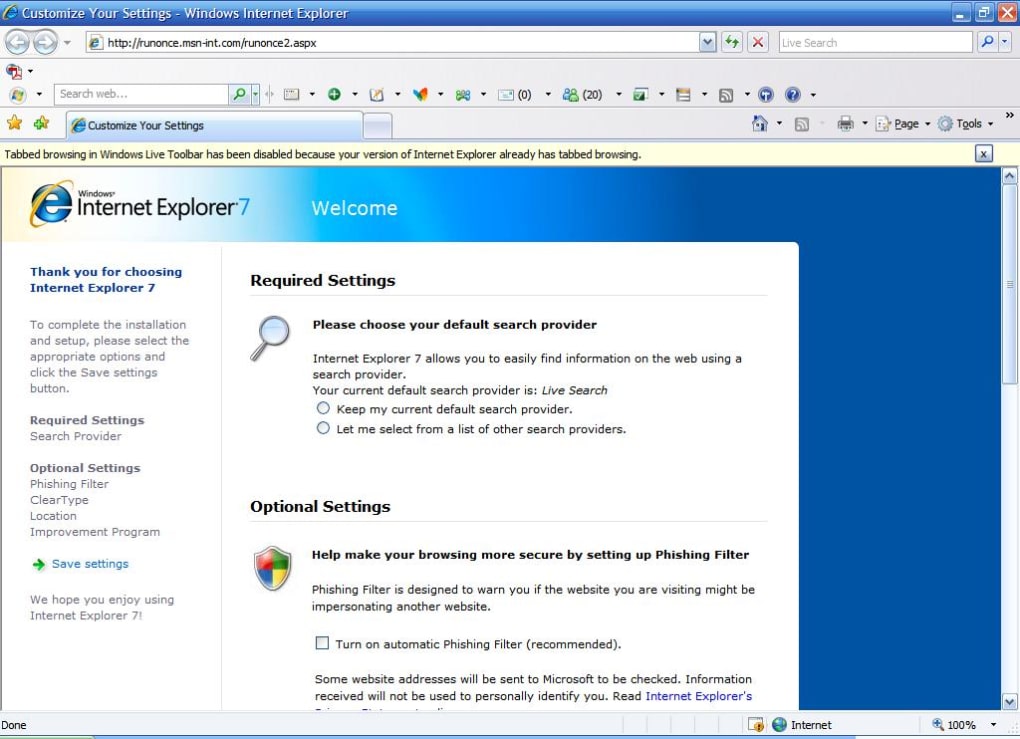 Detail Microsoft Internet Explorer 7 Downloads Nomer 7