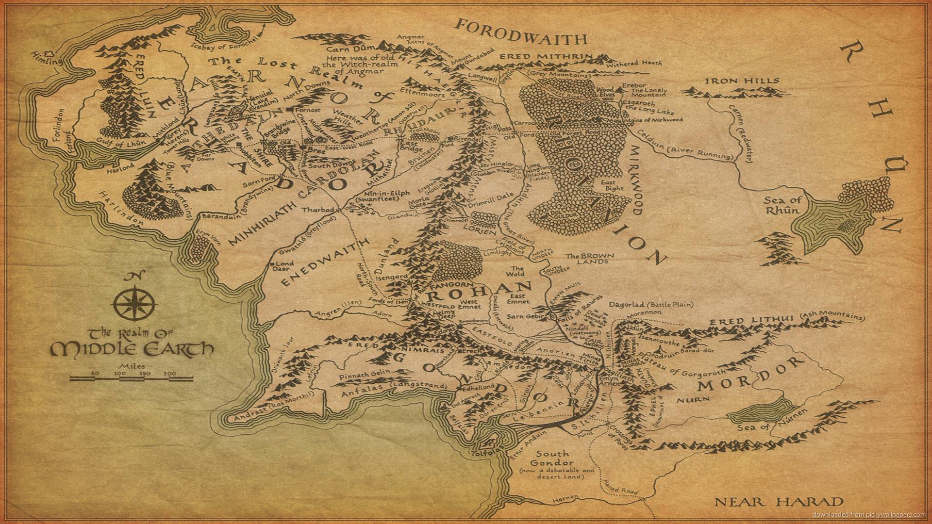 Detail Middle Earth Wallpaper Nomer 6