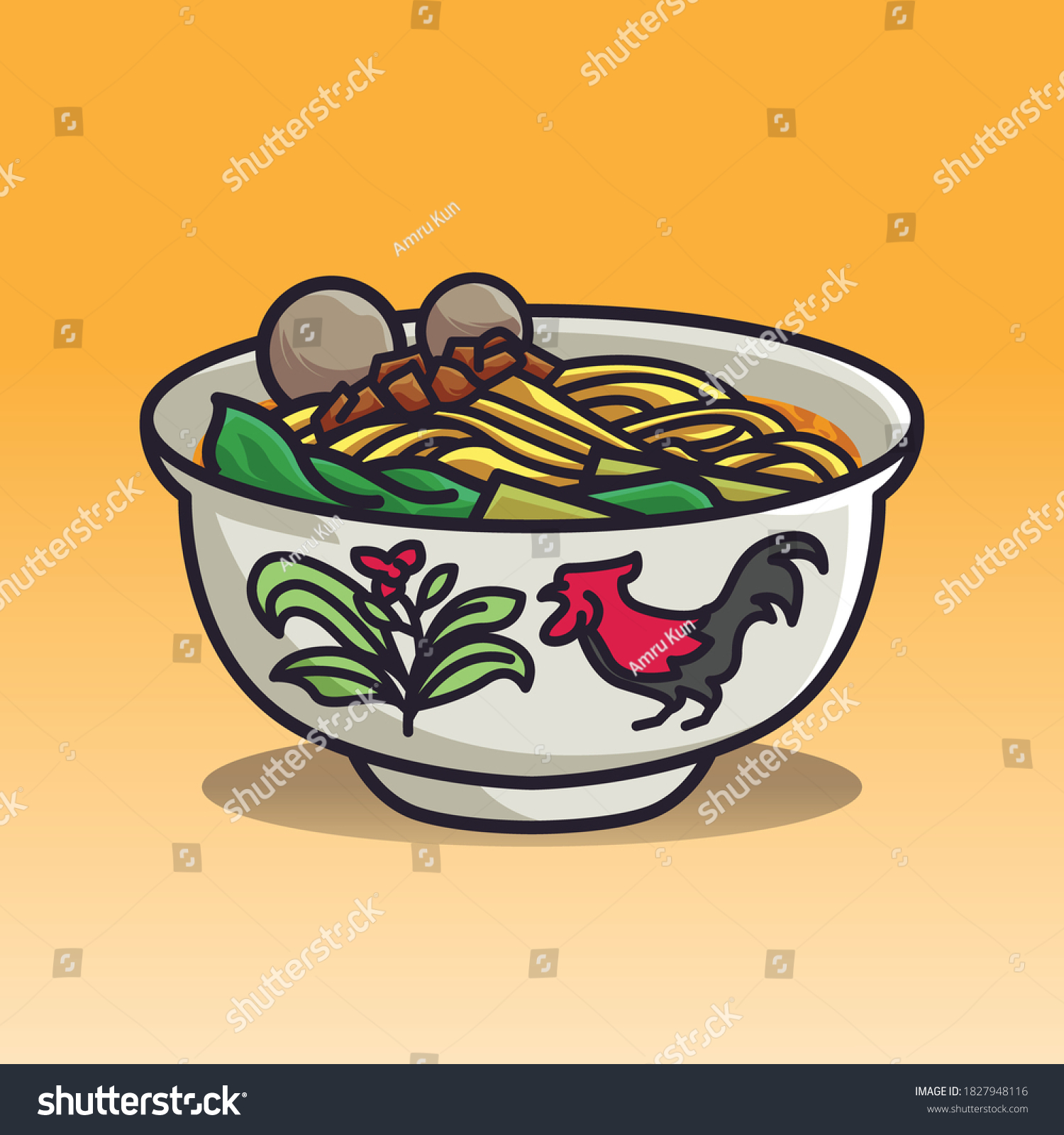 Download Mie Ayam Vector Nomer 14