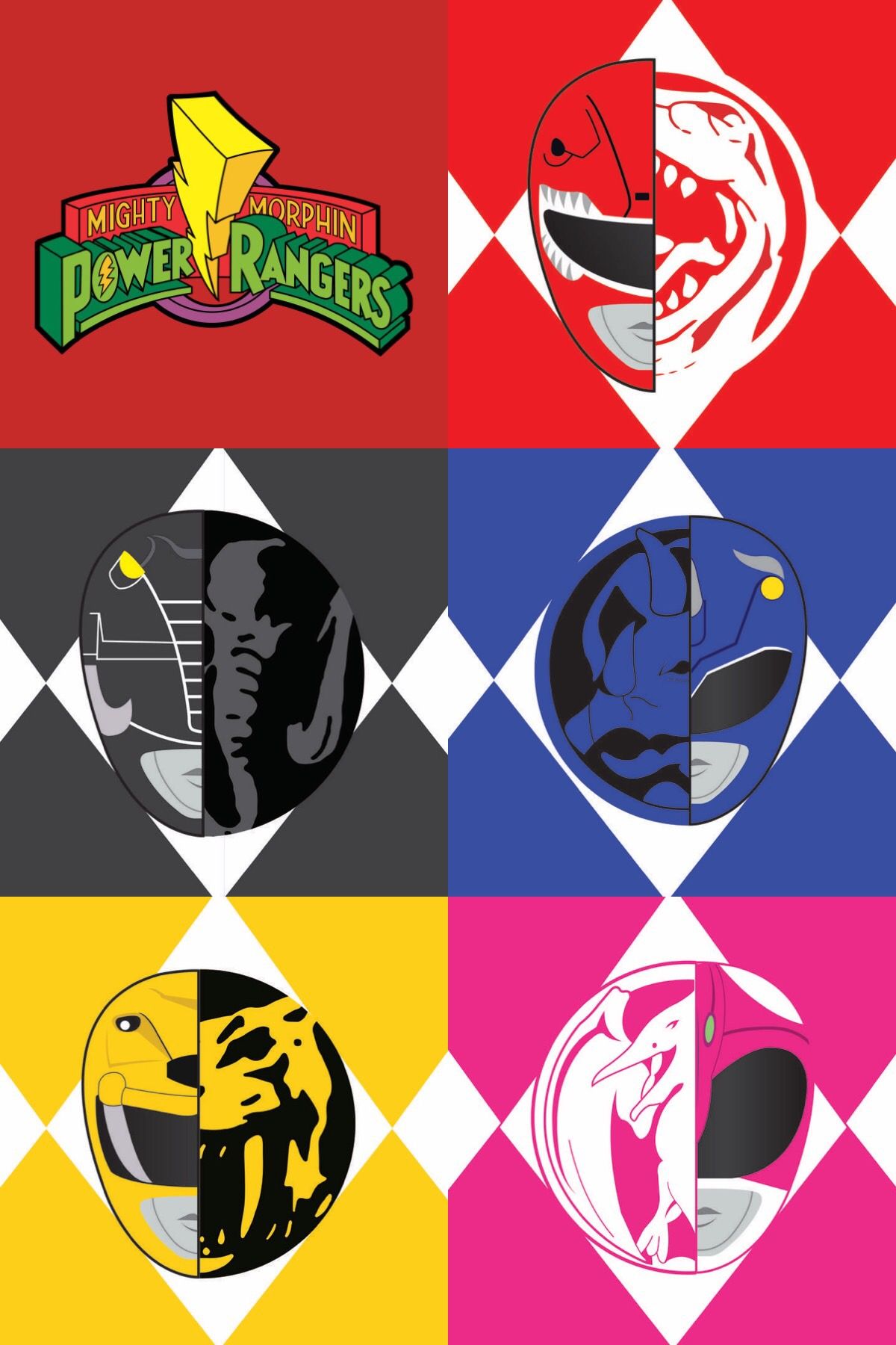 Detail Mighty Morphin Power Rangers Logo Nomer 21