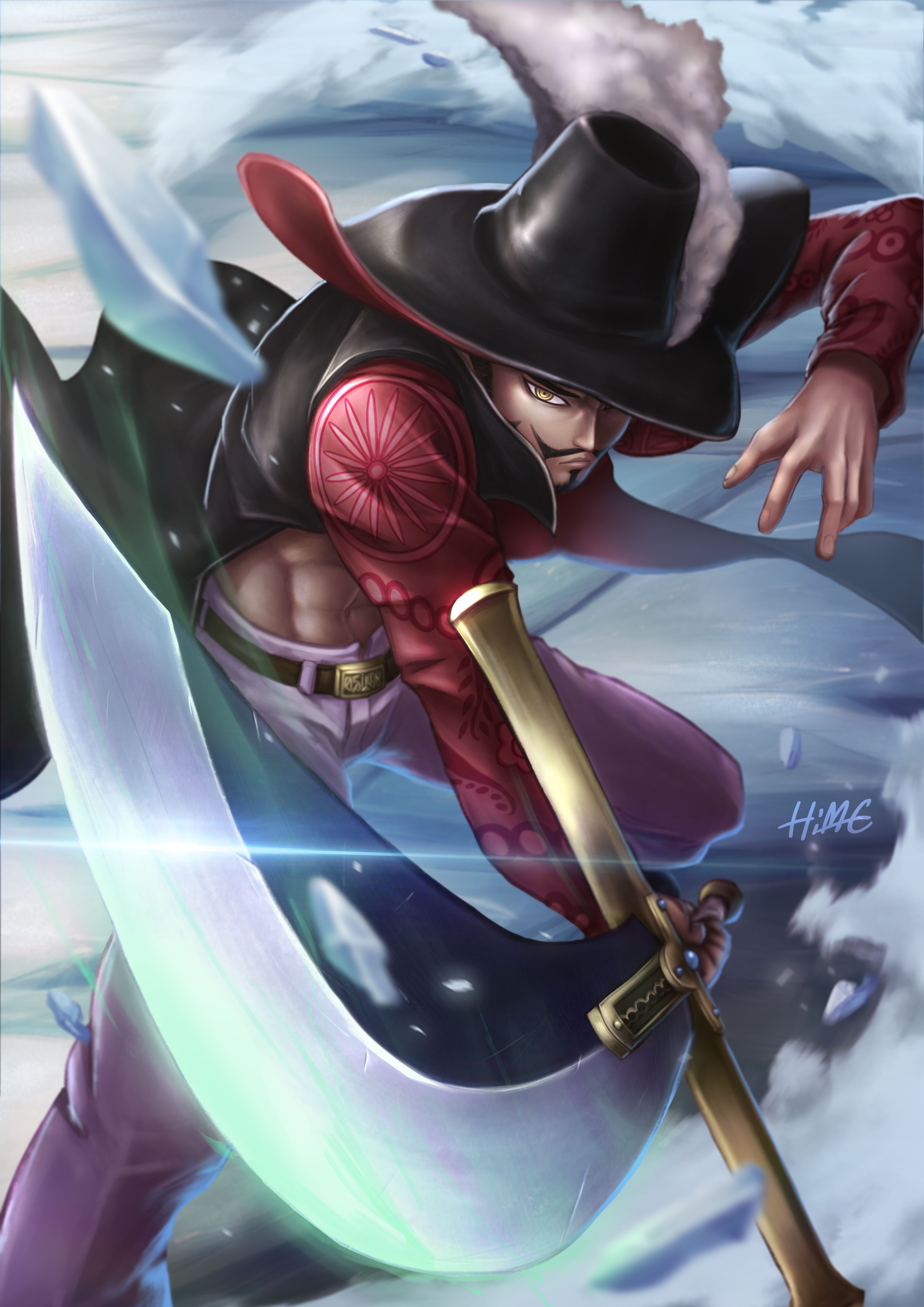 Detail Mihawk Wallpaper Nomer 25