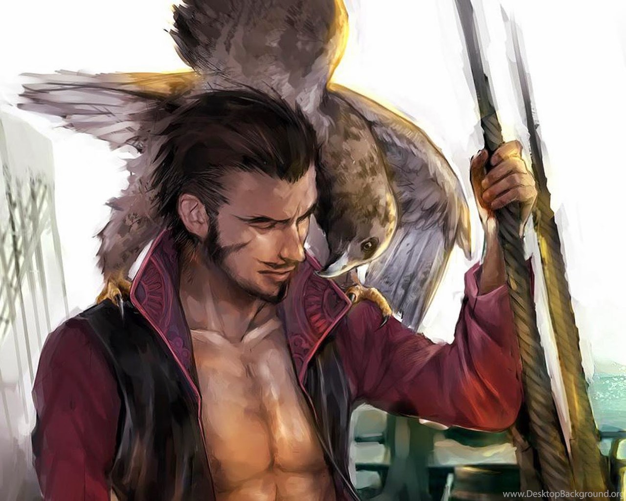 Detail Mihawk Wallpaper Hd Nomer 54