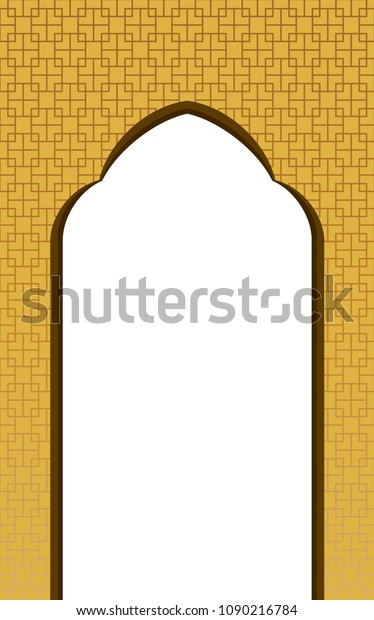 Detail Mihrab Vector Nomer 11