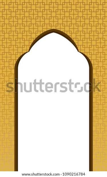 Detail Mihrab Vector Nomer 11