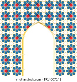 Detail Mihrab Vector Nomer 29