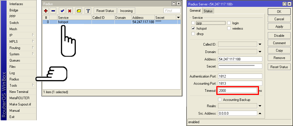 Detail Mikrotik Radius External Nomer 9