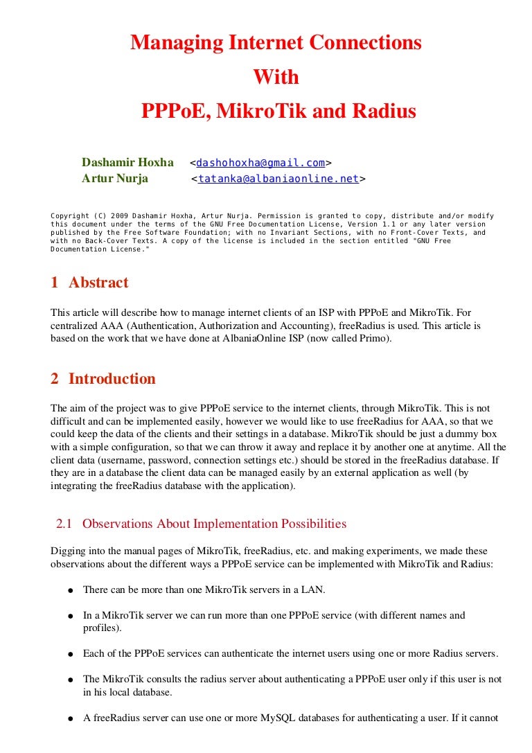 Detail Mikrotik Radius External Nomer 38