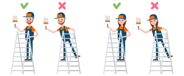 Detail Ladder Safety Clipart Nomer 2