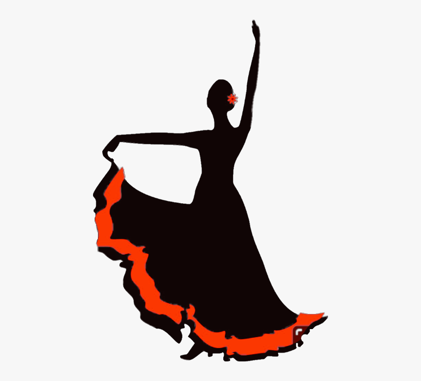 Detail Lady Dancing Clipart Nomer 2