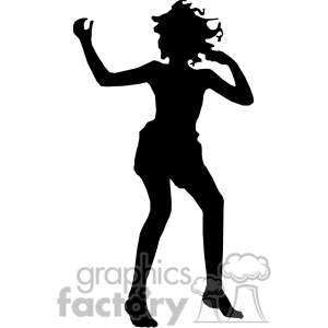 Detail Lady Dancing Clipart Nomer 43