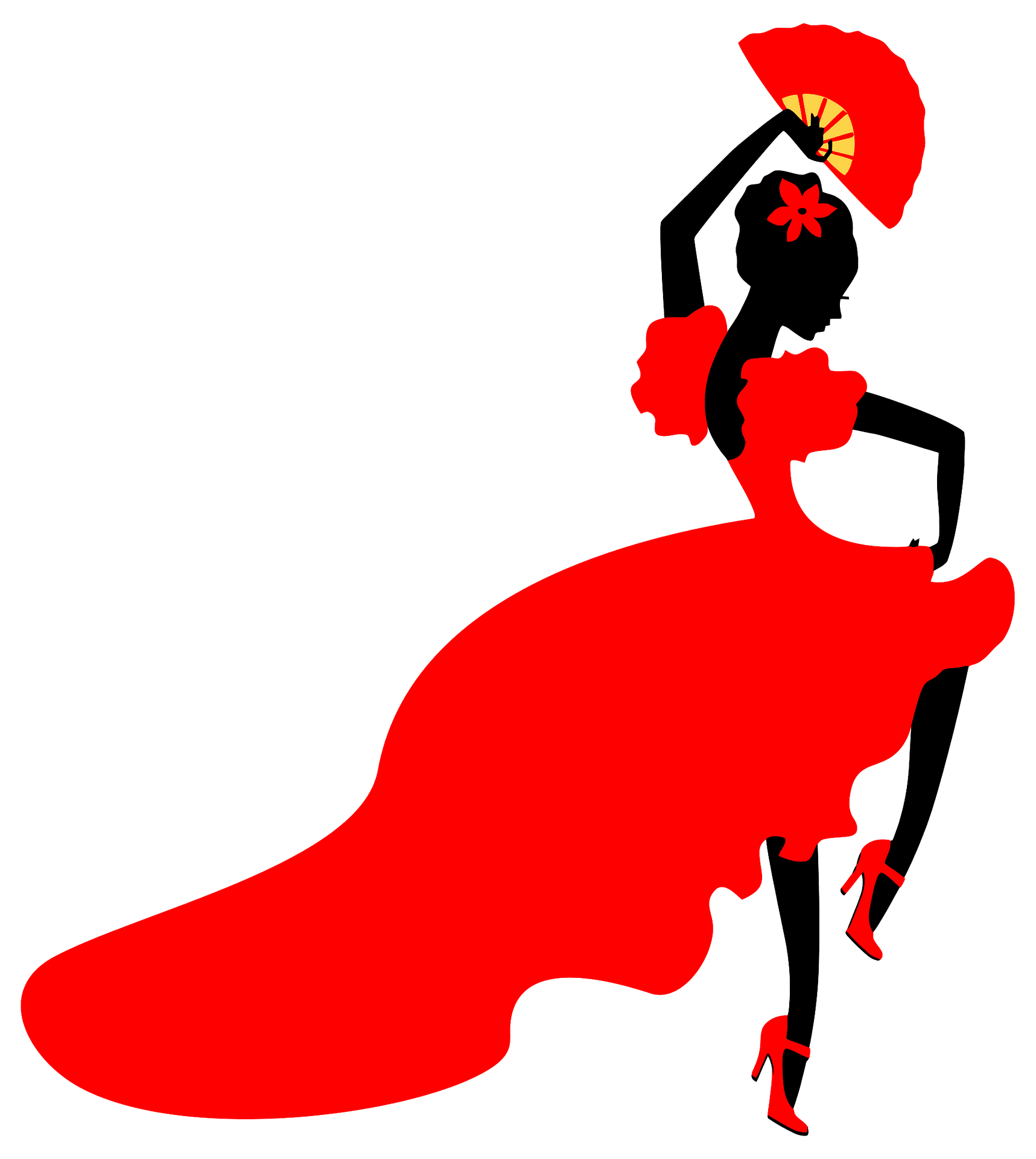 Detail Lady Dancing Clipart Nomer 45