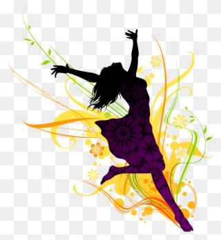 Detail Lady Dancing Clipart Nomer 8