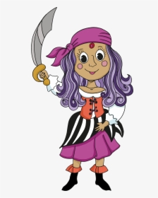 Detail Lady Pirate Clipart Nomer 12