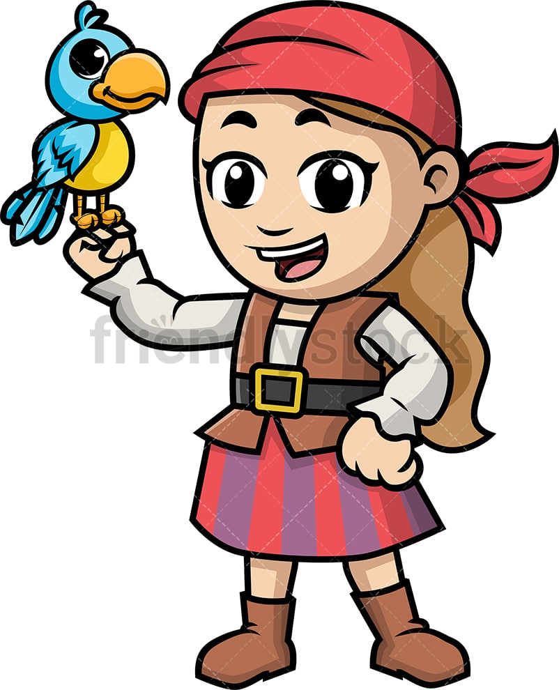 Detail Lady Pirate Clipart Nomer 27