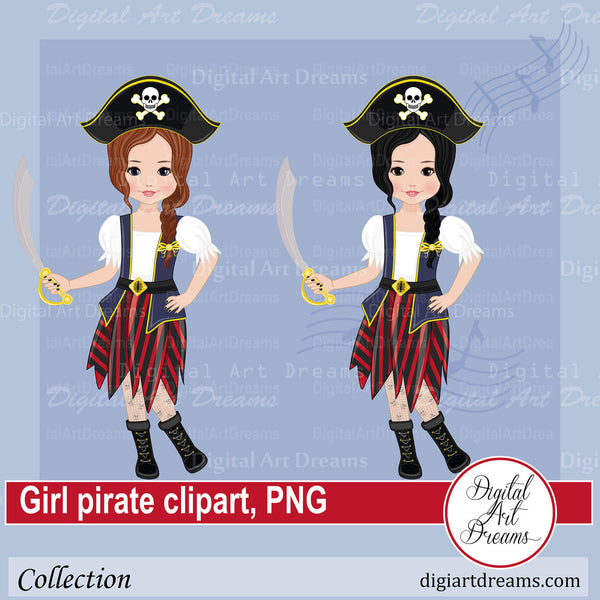 Detail Lady Pirate Clipart Nomer 46