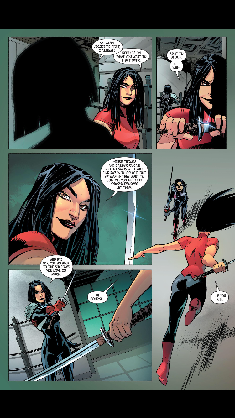 Detail Lady Shiva Vs Katana Nomer 2