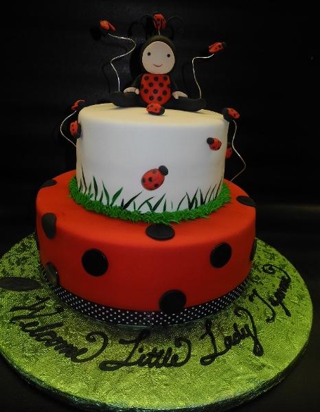 Detail Ladybug Baby Shower Cakes Pictures Nomer 35