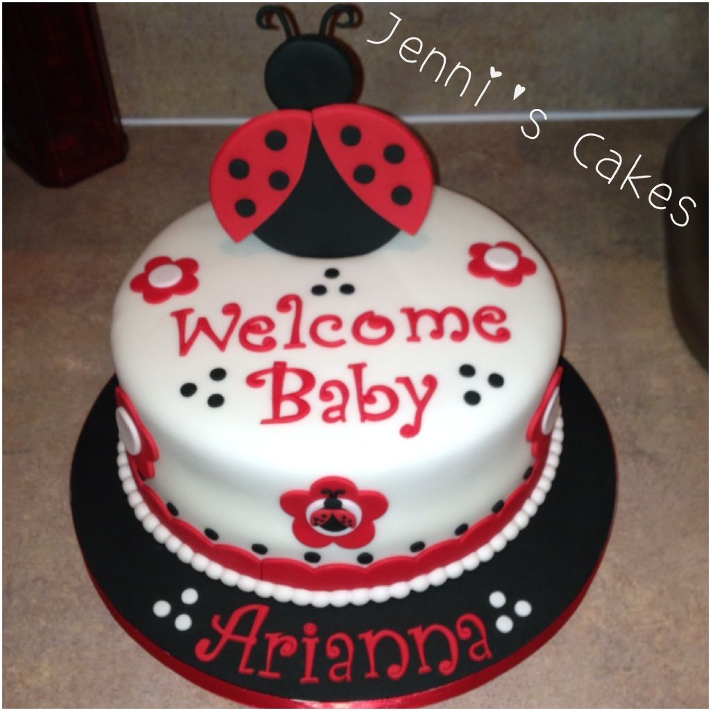 Detail Ladybug Baby Shower Cakes Pictures Nomer 6