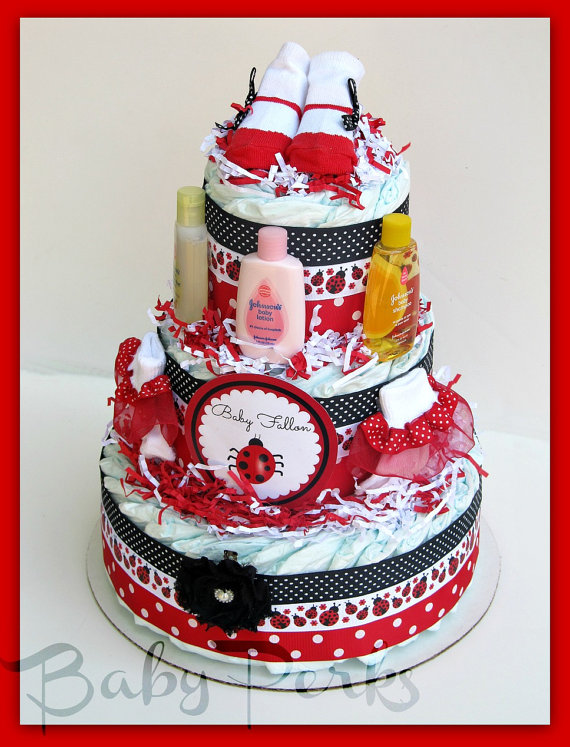 Detail Ladybug Baby Shower Cakes Pictures Nomer 52