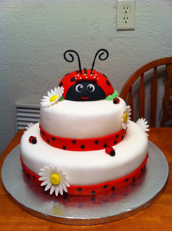 Detail Ladybug Baby Shower Cakes Pictures Nomer 7