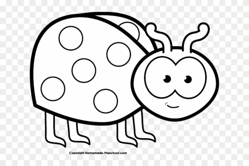 Detail Ladybug Black And White Clipart Nomer 7