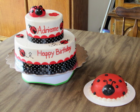 Detail Ladybug Cakes For 1st Birthdays Nomer 12