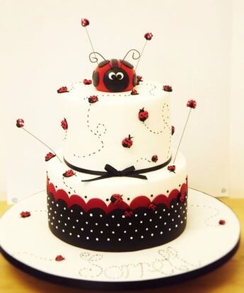 Detail Ladybug Cakes For 1st Birthdays Nomer 19